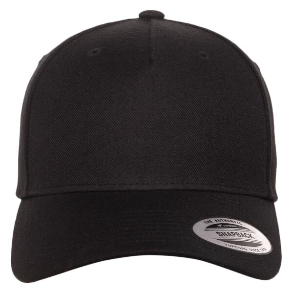 YP classics 5-panel premium curved visor snapback cap (5789M) Thumbnail