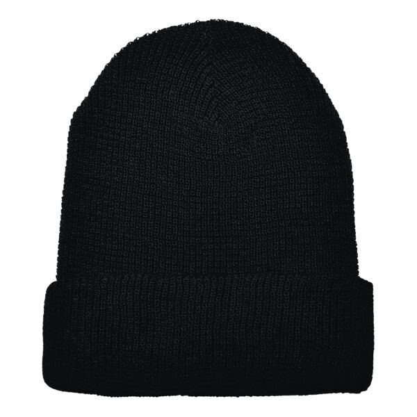 Recycled yarn waffle knit beanie (1505RY) Thumbnail